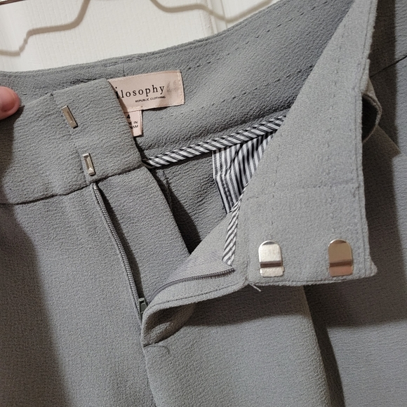 Grey high waisted shorts Philosophy 4 - Picture 10 of 10